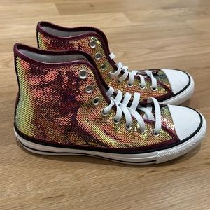 Sequin Converse size 8.5